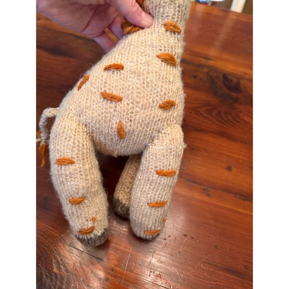 KENANA KNITTER CRITTER BY WOMEN OF KENYA 100% WOOL ETHNIC Giraffe NWT - Picture 6 of 12